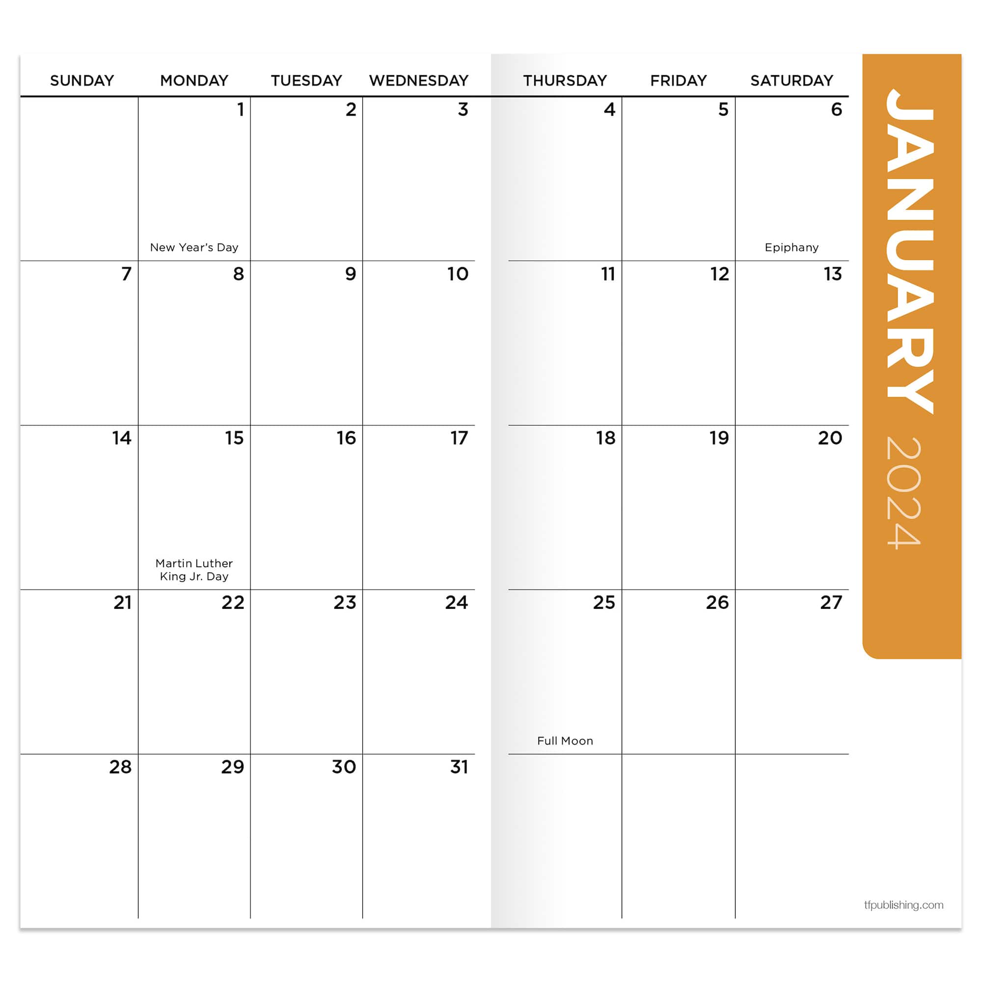 2024-2025 Preppy Pastel Monthly Pocket Planner